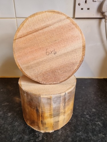 Beech bowl blanks 6x4 - , for