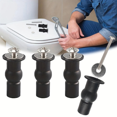 Pack toilet seat hinges - 2/4,