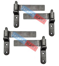 2 X Pairs of Weld On Trailer Hinges 164mm Long Supplied with Bolt on Hinge Posts