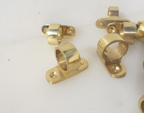 Brass sash window - brass, old
