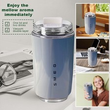 Smeg Thermos Coffee Mug 240ml Stainless Steel Travel Mug Insulated Water Bottle