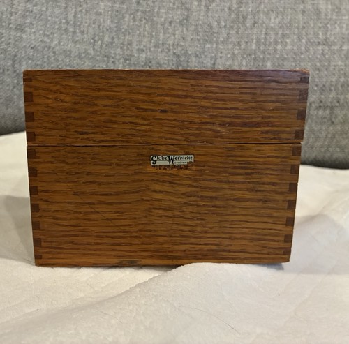 Vtg globe wernicke number - globe,