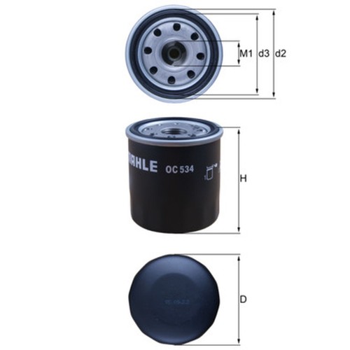 Oil filter for - filter, corolla