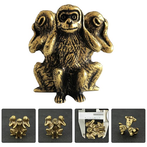 Copper monkey decorations - copper,