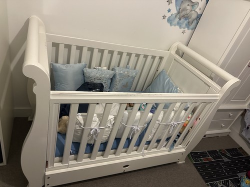 Boori nursery sleigh cot bed - sleigh,