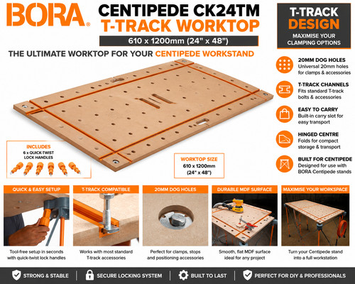 Bora centipede ck24tm track - centipede, t-track