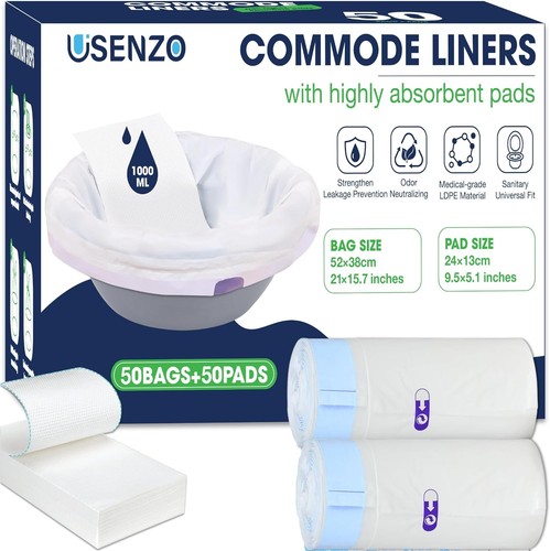 Commode liners bags - commode,