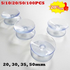 20,30,35,50mm Double Sided Suction Cups Clear Plastic Rubber Window Suckers丨FR