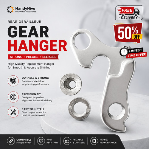 Rear derailleur gear hanger - rear,
