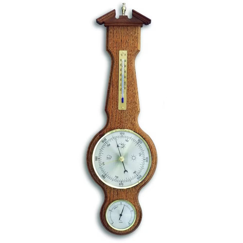 Oak banjo barometer - oak,