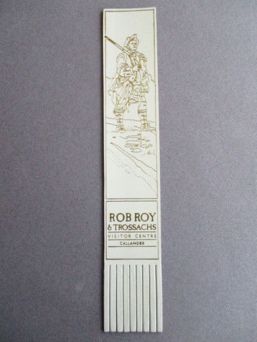 Leather bookmark scotland - scotland, rob