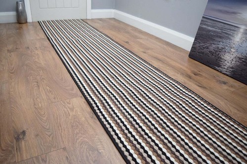 Very long hallway runner black - hallway,
