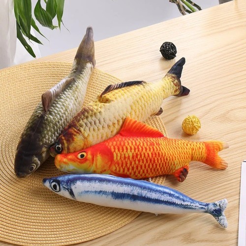 Interactive fish cat toy - toy, |