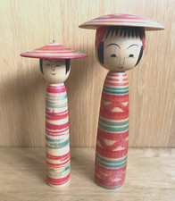 Japanese Kokeshi doll x2