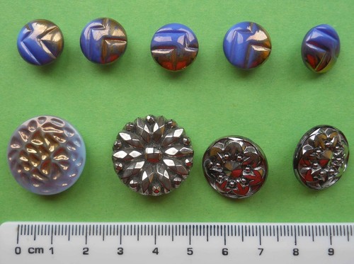 Modern lot pressed glass - modern,