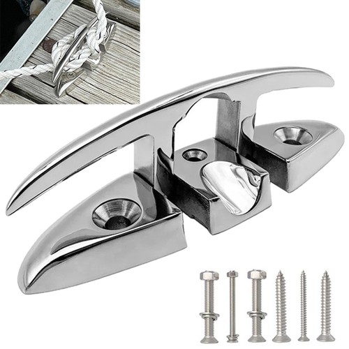 Inch folding boat cleat 316 - boat,