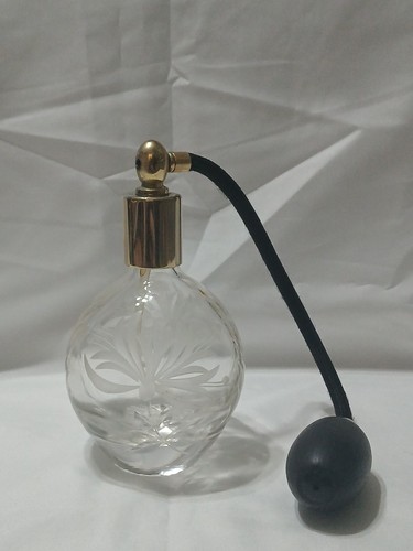 Vintage glass perfume atomiser - vintage,