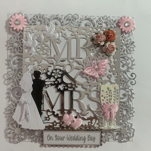 Large wedding card topper - wedding,
