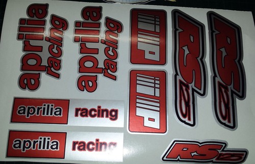 Aprilia rs125 decals stickers - decals,