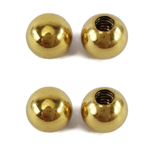 Small solid brass bed ball - solid,