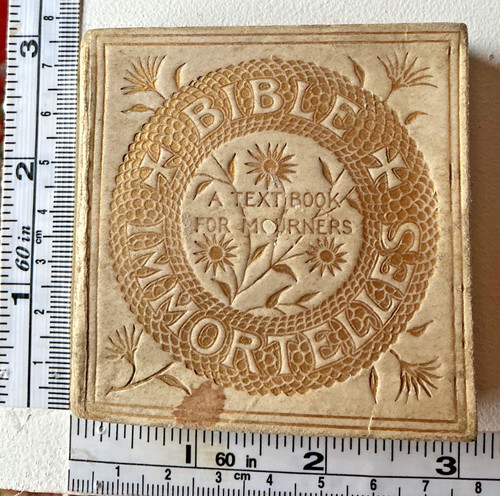 Victorian miniature book bible - miniature,