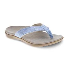 Scholl Orthaheel Orthotic Sonoma Supportive Thong Shimmer Blue All Women Sizes