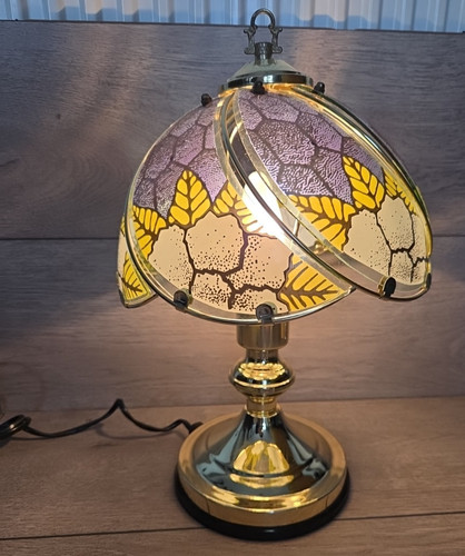 Vintage floral glass - floral, touch