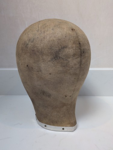 Vintage cloth millinery head - vintage,