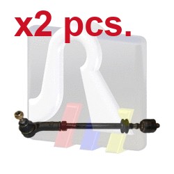 Pcs front tie rod - x2,