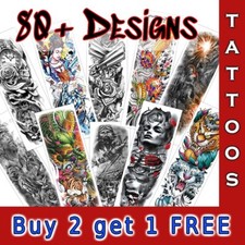 Full Sleeve Temporary Tattoo