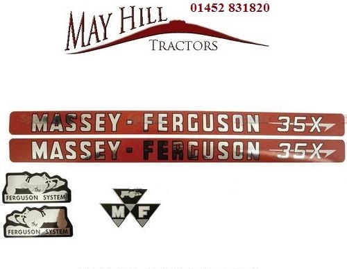 Decal sticker set for massey - decal,