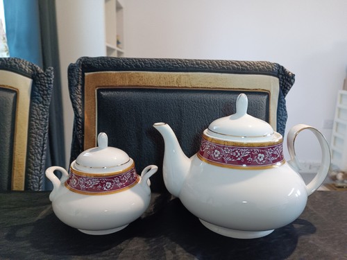 Waterside fine china teapot - china,