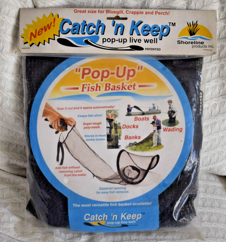 Fishing keepnet catch keep - n,