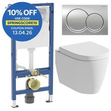 Rimless Wall Hung Toilet Pan