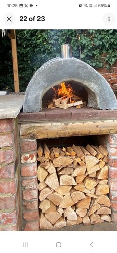 Wood fired pizza oven - ,