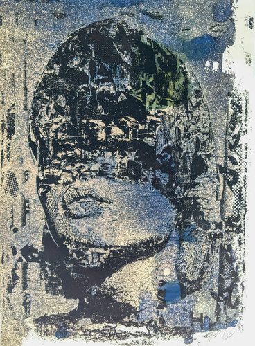 Vhils dusk original signed - original,