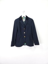 Joules Jacket Size 10 Navy Sinnington Tweed Hacking Blazer Herringbone Country