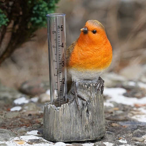 Robin rain gauge resin - rain,