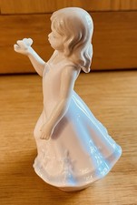 Annie Rowe the Leonardo Collection Girl With Butterfly Figurine  Porcelain