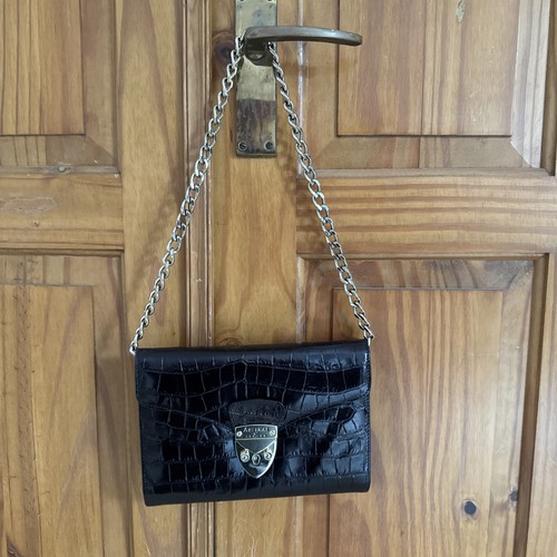 Aspinal black leather - black, handbag