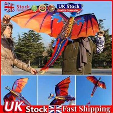 3D Classic Dragon Kite 62in Wing Span Very Long Tail Outdoor Flying Kite