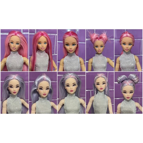 Customised altered barbie - customised,