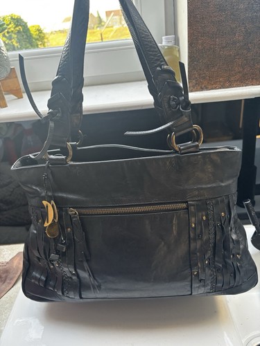 Radley black leather - black, shoulder