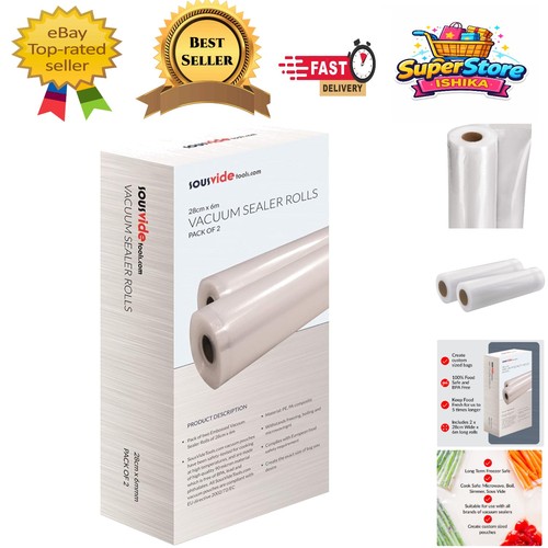 Pack vacuum sealer rolls - of, 2
