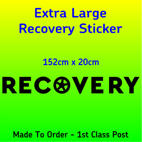 Recovery truck stickers - truck,