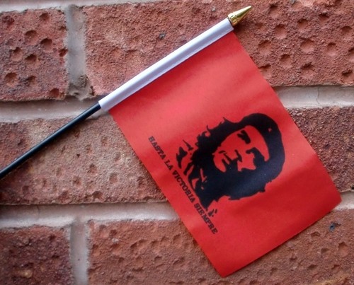 Che guevara hand waving - waving, flag