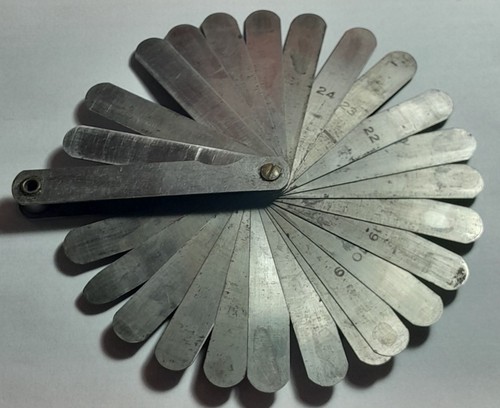 Vintage gauge feeler - 24,