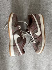Nike Men's SB Dunk Low Pro Paisley Brown UK Size 10