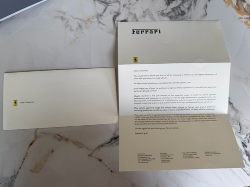Genuine ferrari customer - ferrari,