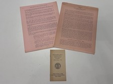 Michigan Prison Booklets – Capital Punishment History & Visiting Rules 1965